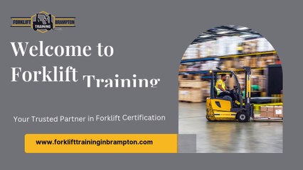 Canadian forklift certification