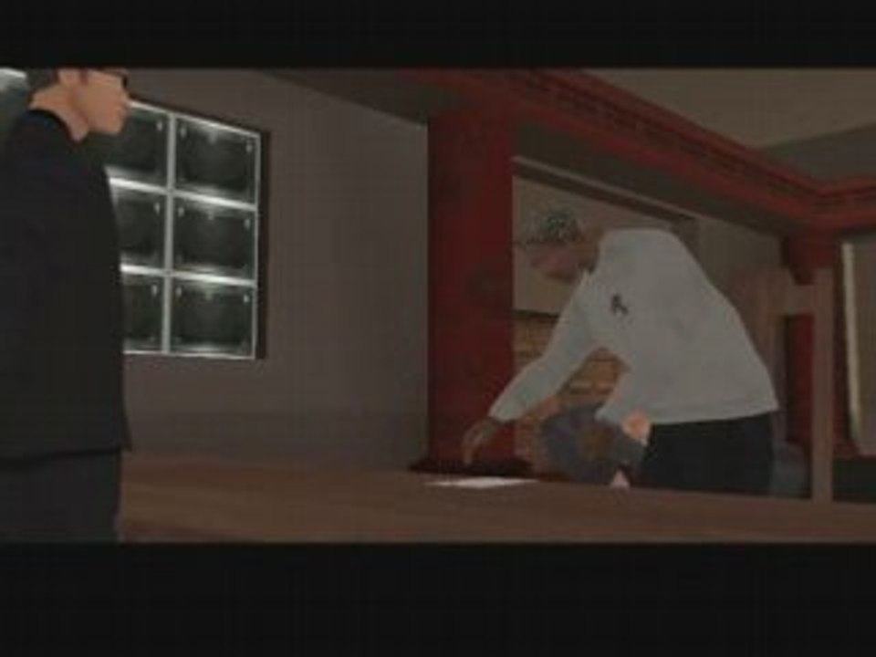 GTA: San Andreas CUTSCENE [086] Fish In A Barre
