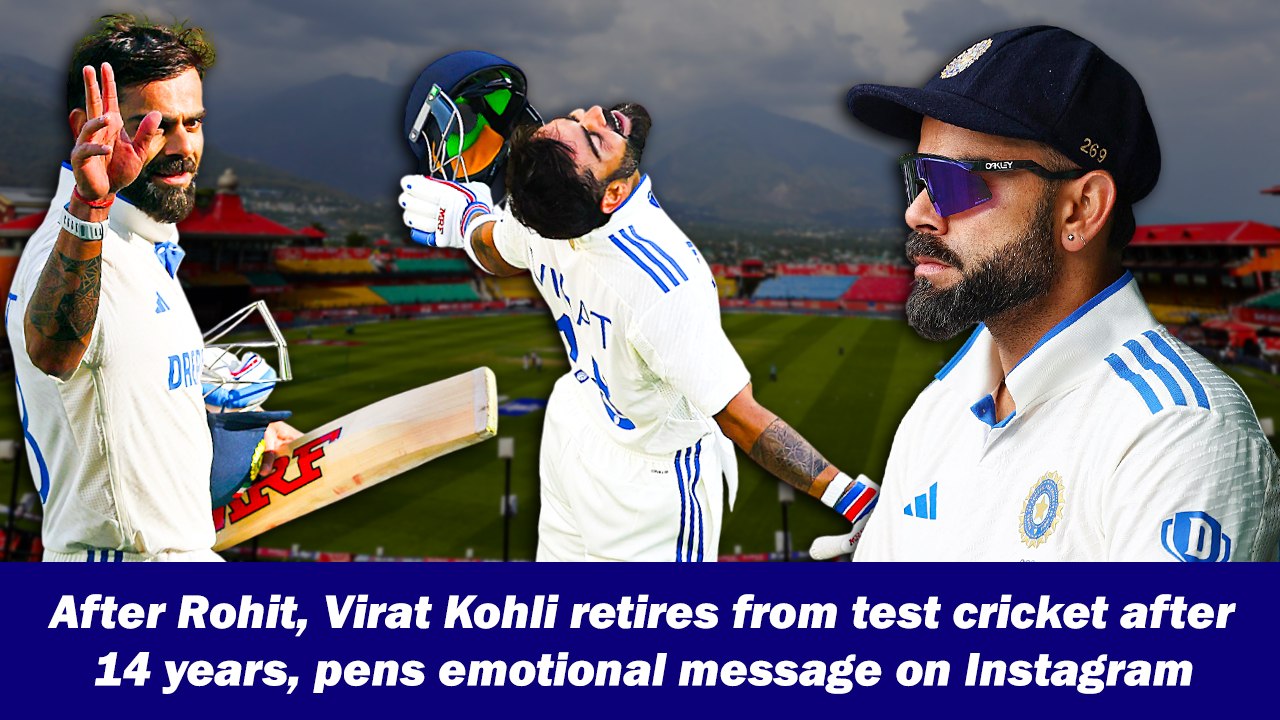After Rohit, Virat Kohli retires from test cricket after 14 years, pens emotional message on Instagram