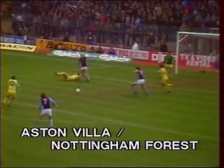 ASTON VILLA - NOTTINGHAM FOREST - 1981 - SAISON 1981/1982 -