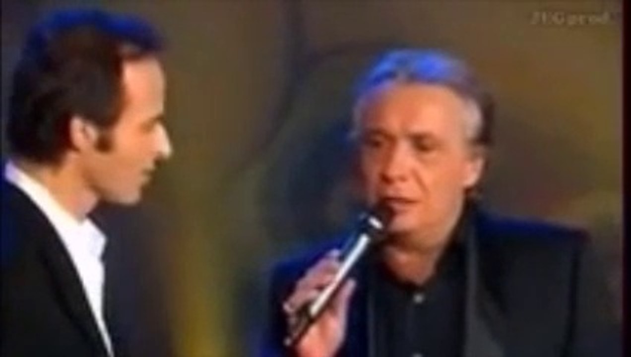 Michel Sardou & Jean-Jacques Goldman/ Une fille aux yeux clairs  (Live 98)