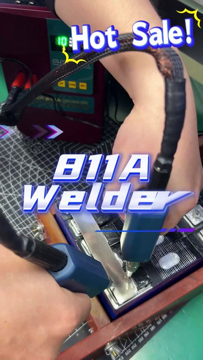 811A LiFePO4 Power Battery Aluminum To  Nickel Welding Machine For LiFePO4 Battery.