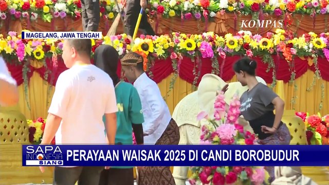 Kirab dan Perayaan Puncak Digelar di Candi Borobudur, Jalan Candi Mendut-Borobudur Ditutup