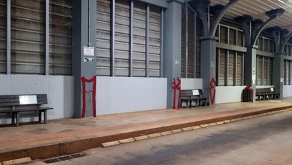 Terminal Nordeste: porta do banheiro feminino é furtada e suspeito é detido pela GCP