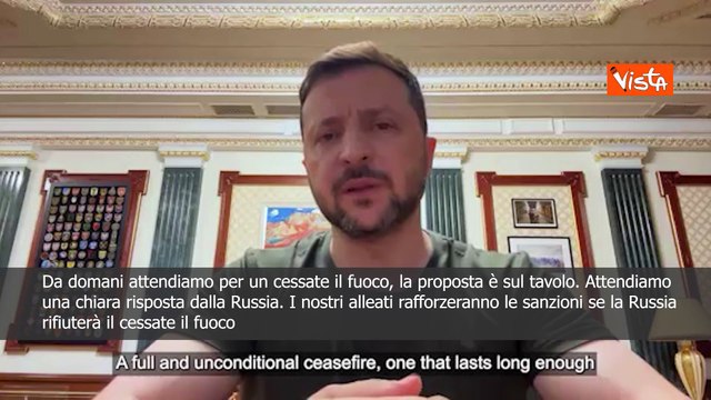 Zelensky: Aspetto Putin giovedì in Turchia, no scuse, noi siamo pronti a finire guerra