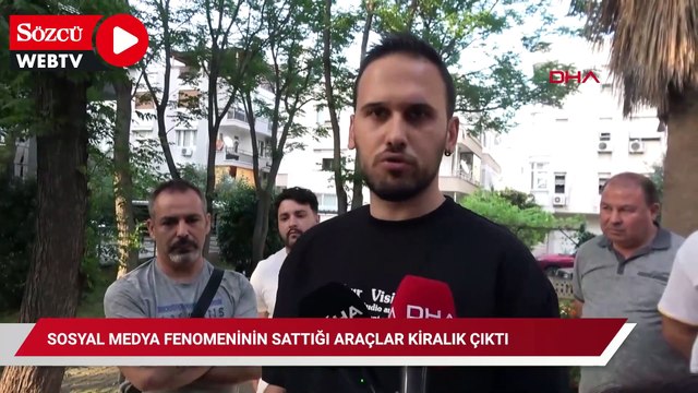 Sosyal medya fenomeninin sattığı araçlar kiralık çıktı