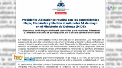 ¡Última Hora! Abinader se reunirá con Medina, Fernández y Mejía | Hoy Mismo