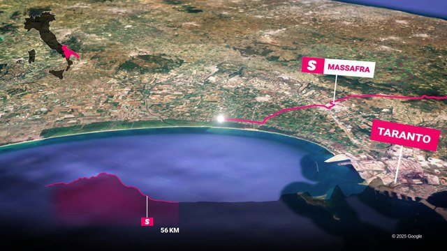 Giro 2025, Étape 5 : Ceglie Messapica - Matera, parcours, profil et horaire - Cyclisme - Giro