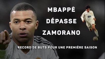 Real Madrid - Mbappé bat le record de buts de Zamorano