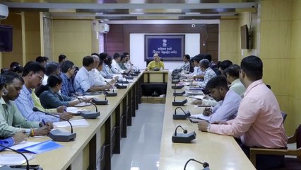 #GUJARAT #NARMADA EMERGENCY PREPAREDNESS RELATED REVIEW MEETING BY COLLECTOR