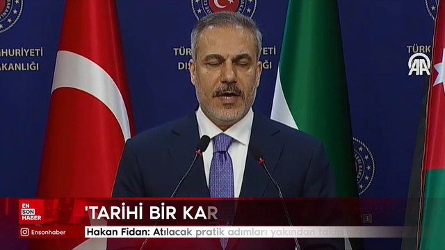 Hakan Fidan: Atılacak pratik adımları yakından takip edeceğiz