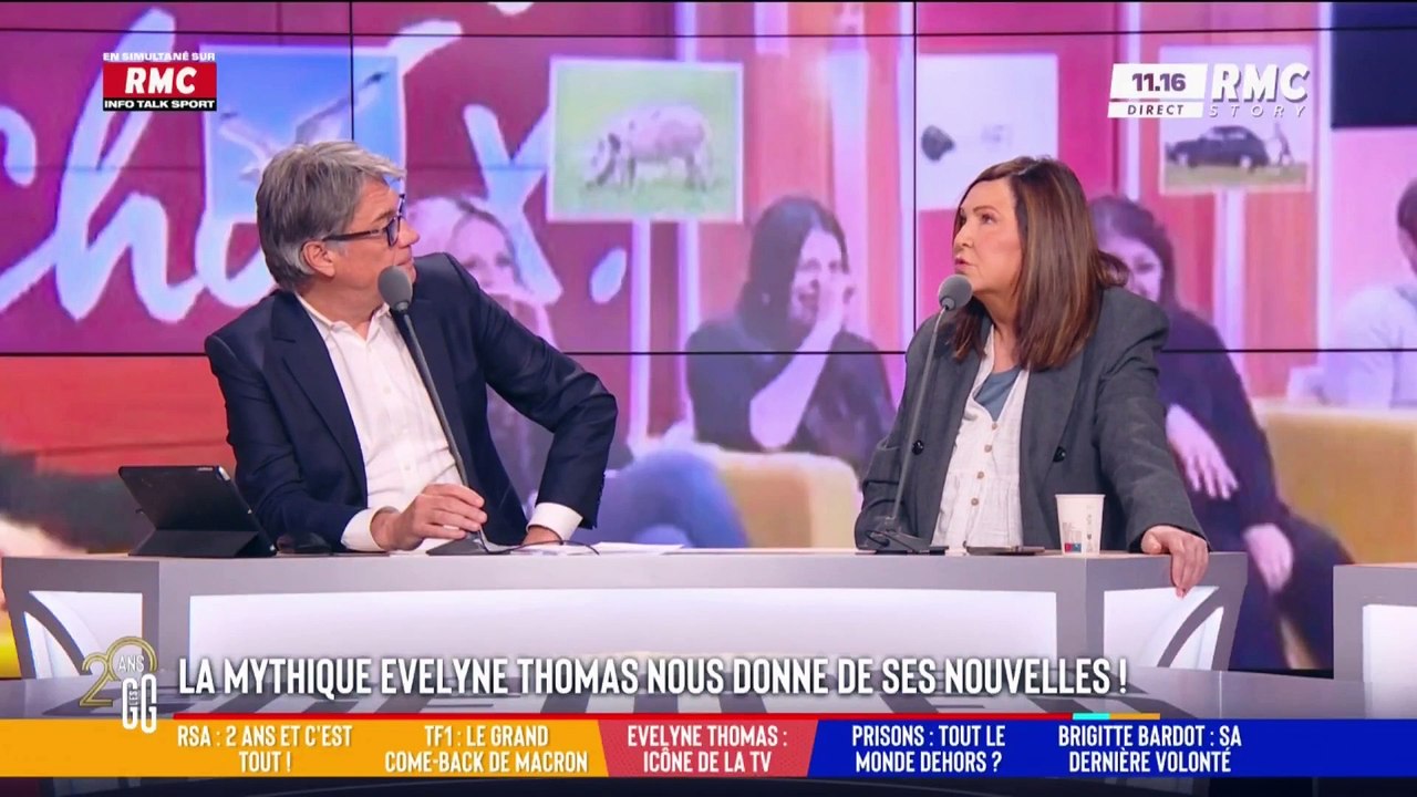 Après avoir disparu pendant plusieurs mois, l'animatrice Evelyne Thomas fait sa réapparition ce matin aux "Grandes Gueules": "A un moment, j'ai perdu pied. Il m'est même arrivée de me saborder" - VIDEO