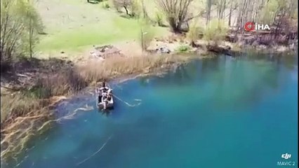Türkiye'nin gizli cenneti olan bu göl sportif olta balıkçılığına açıldı