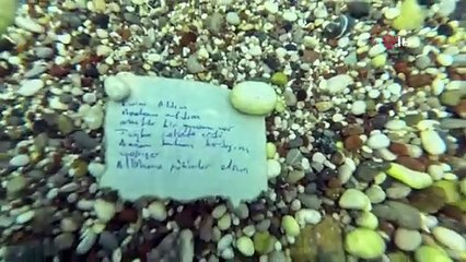 Antalya’da deniz dibindeki Hıdırellez dilekleri şaşırttı