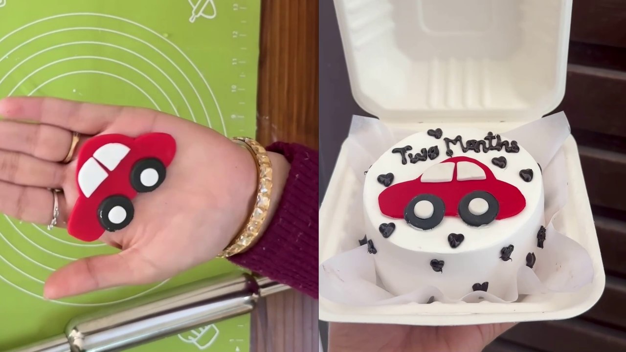 Car Cake Designs For Birthday Boy | Car Theme Birthday Decoration | Bento Cake |