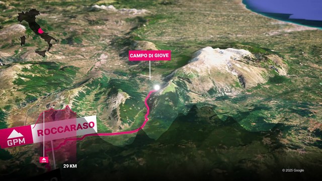 Giro 2025, Étape 7 : Castel di Sangro - Tagliacozzo, parcours, profil et horaire - Cyclisme - Giro