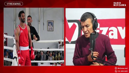 الملاكم السابق للواحة الرياضية بڨبلي عبد الحليم الحجاجي يتألق مع فريقه الملعب التونسي  محمد أمين صوف مدرب