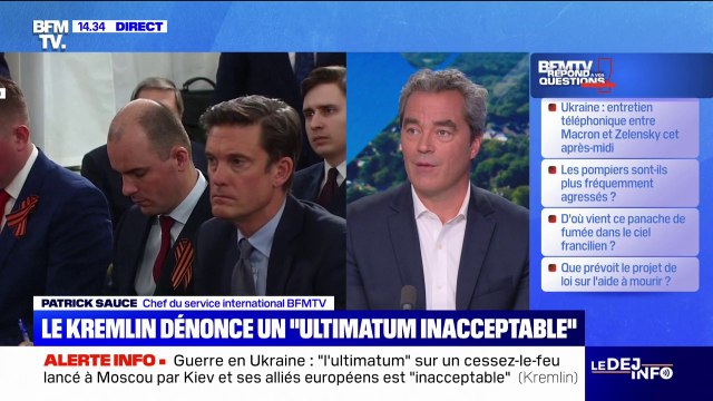 Trêve en Ukraine: le porte-parole du Kremlin dénonce le langage des ultimatums (…) inacceptable pour la Russie