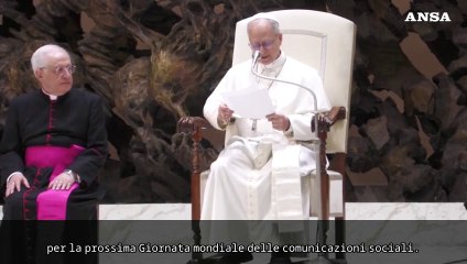 Papa Leone XIV ai giornalisti: "Disarmiamo le parole e disarmeremo la Terra"