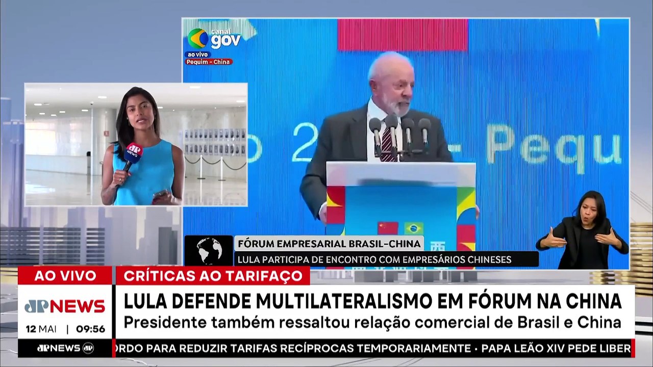 Lula defende multilateralismo em fórum com empresários na China