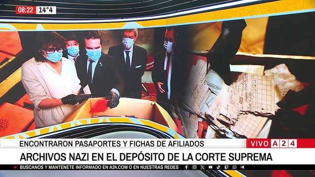 📢 ARCHIVOS NAZI EN EL DEPÓSITO DE LA CORTE SUPREMA