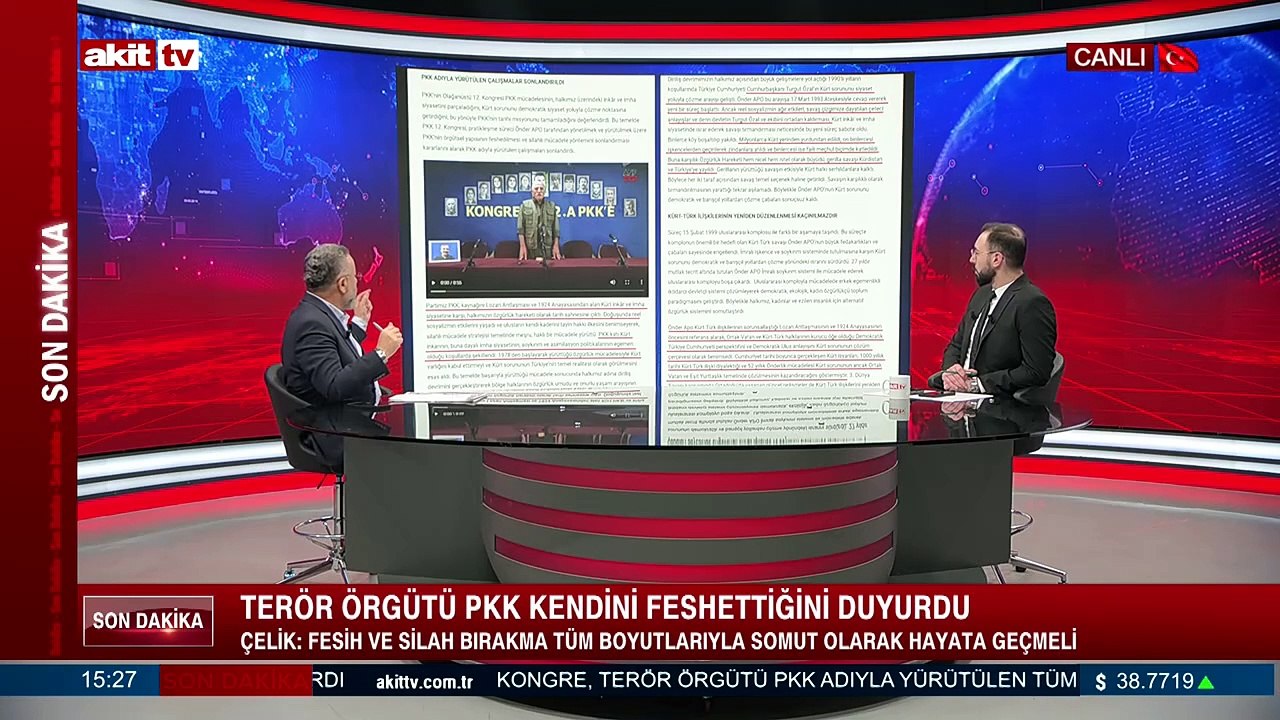 M. Tolga Köse/ Muharrem Coşkun " Terör örgütü PKK'nın fesih kararı sonrası süreç nasıl işleyecek?"
