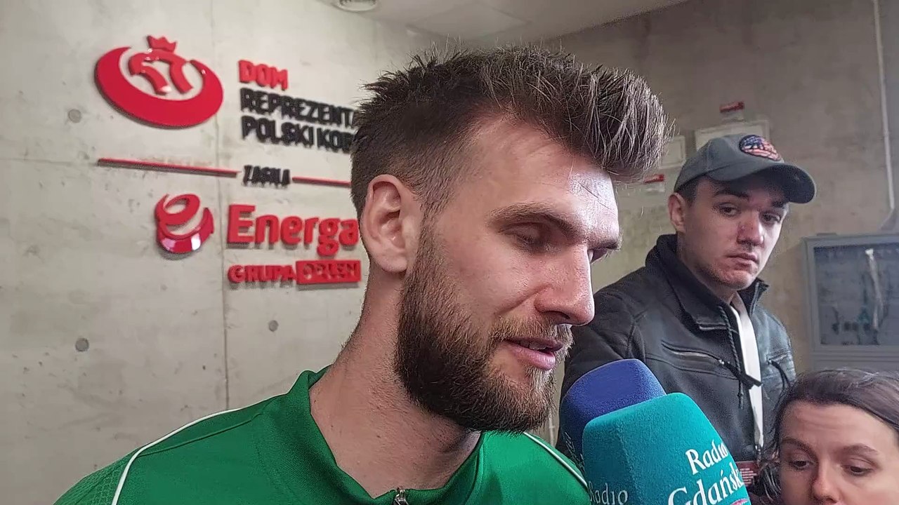 Kacper Sezonienko, piłkarz Lechii Gdańsk: Piłka trochę podskakiwała, ale się skoncentrowałem, dołożyłem nogę i teraz jest duża ulga