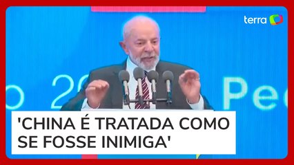 Na China, Lula diz que não se conforma com taxação dos Estados Unidos: 'Pode levar à guerra'