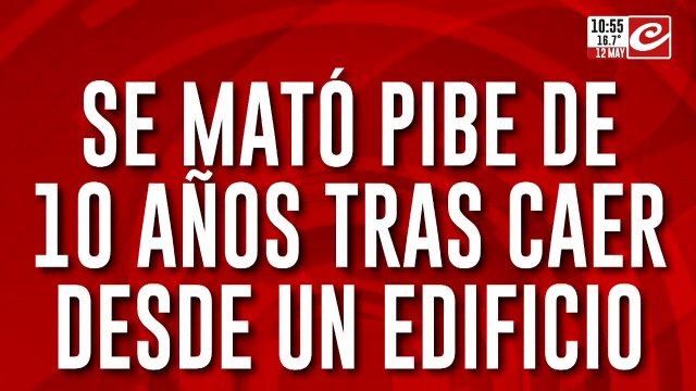 Nene de diez años murió tras caer desde lo alto de un edificio