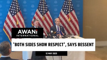 'Both sides show respect', says Bessent