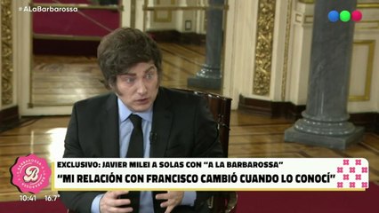 "Él me dijo que le cuide a los más pobres", dijo Milei recordando a Francisco I