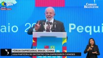 Em Pequim, Lula diz que relação do Brasil com a China 