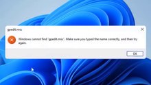 Windows 11 Home Cannot find gpedit.msc - Solved Error