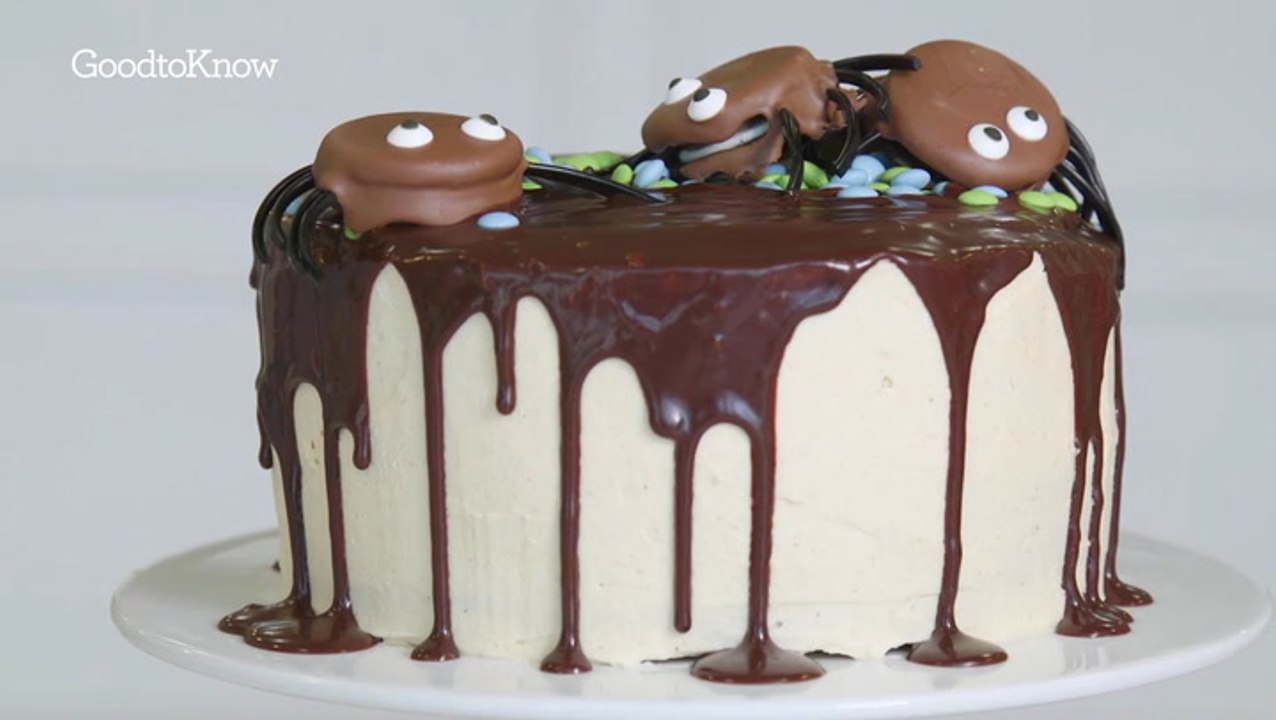 Nadiya Hussain's Spiced Pumpkin And Golden Linseed Halloween Cake | Recipe