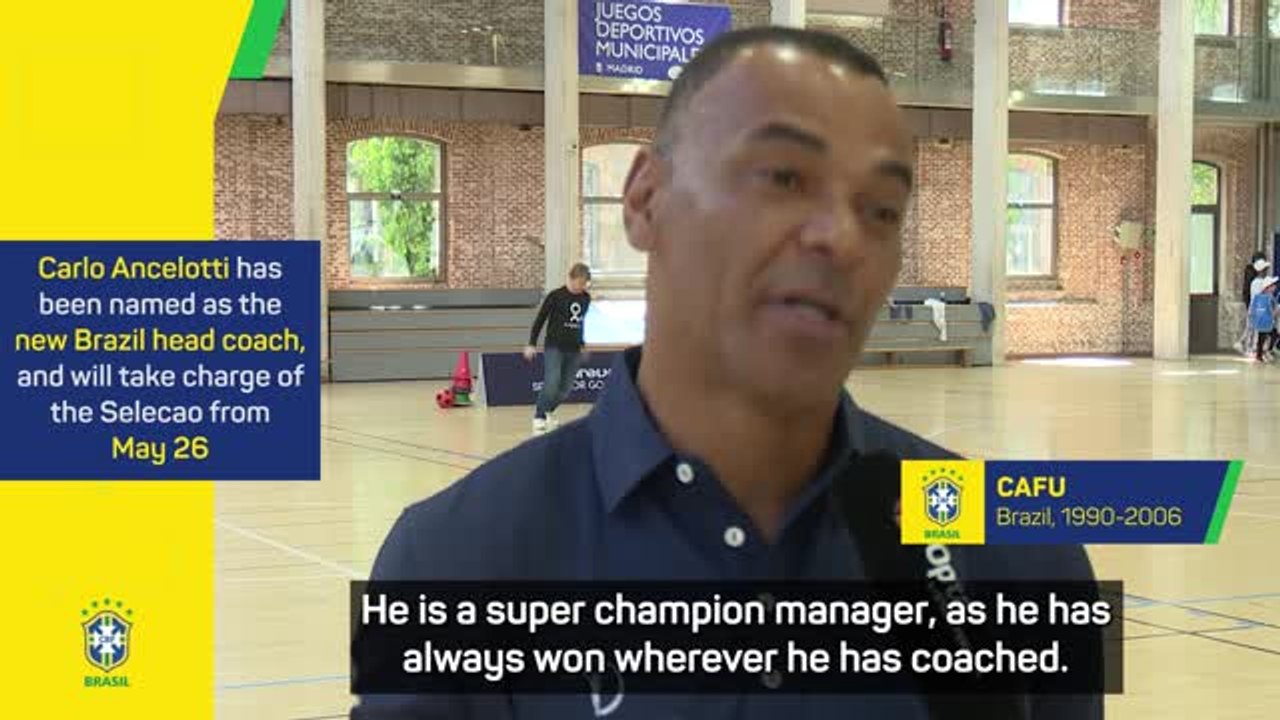 'Champion' Ancelotti will be welcomed by Brazil - Cafu