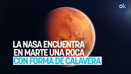 Hallazgo monumental: la NASA encuentra en Marte una roca con forma de calavera, y no saben cómo llegó allí