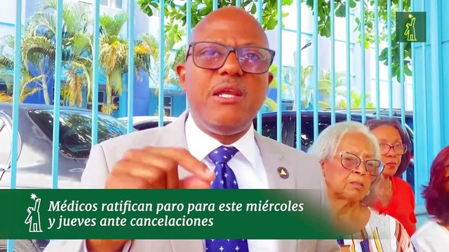 Médicos ratifican paro para este miércoles y jueves ante cancelaciones