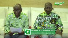 Ernest N'koumo Mobio : Qui est le nouveau président par intérim du PDCI-RDA ?