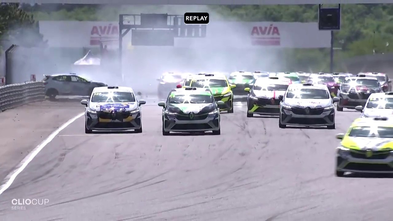Clio Cup Europe 2025 Dijon Race 2 Pagano Big Crash