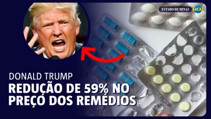 Trump diz que vai reduzir em 59% os preços de remédios nos EUA