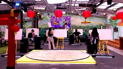 Melissa DIRIGIÓ un inolvidable taller de pintura | La casa de los famosos Colombia