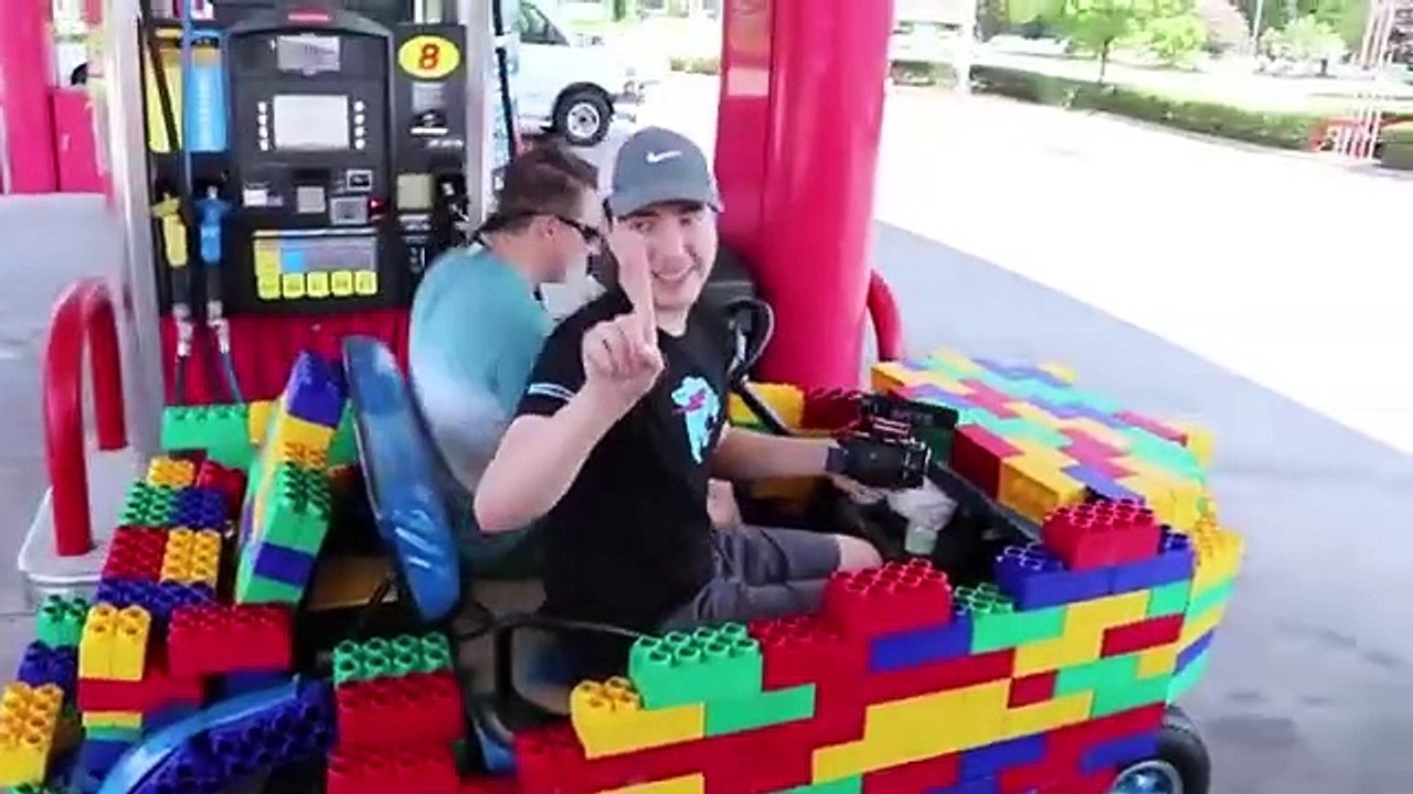 I Built A Working Car Using Only LEGOS