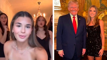 Donald Trump envuelto en polémica por video viral de su nieta celebrando su cumpleaños con amigas