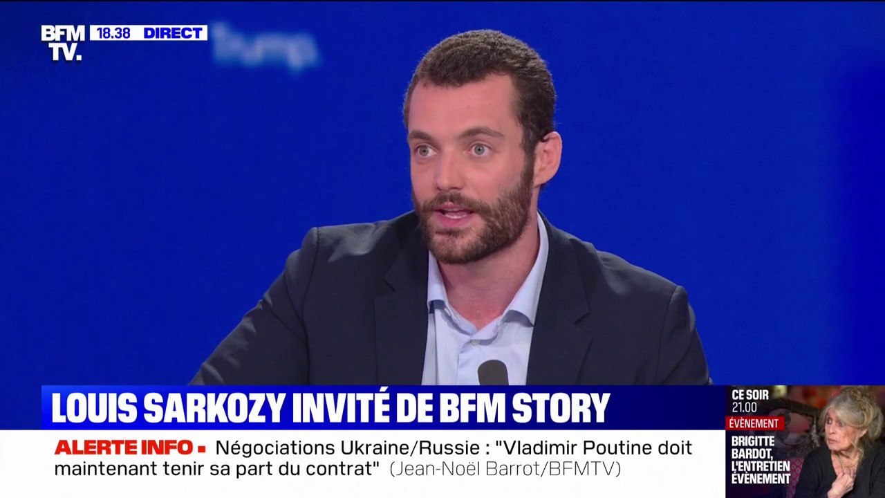 Louis Sarkozy: "Je sais que mon accès aux médias de France est facilité par mon nom de famille"