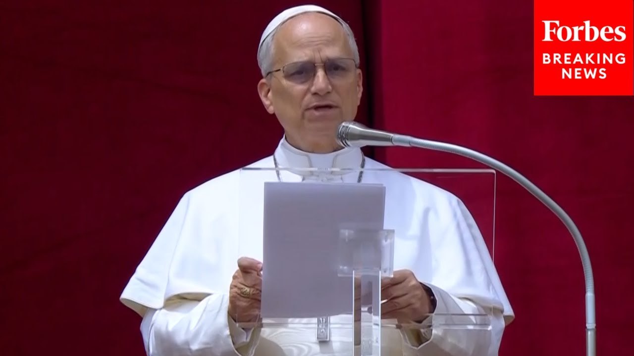 Pope Leo XIV Delivers First Sunday Prayer As Pontiff