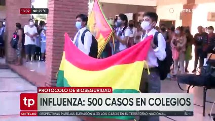 No descartan cambiar la modalidad de clases en Santa Cruz en caso de aumento de contagios de influenza o bajas temperaturas
