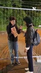 "Fabio, il giovane fan toscano che ha atteso sei ore per incontrare Lucio Corsi all'Eurovision 2025"