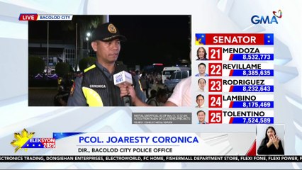 PCol. Coronica - Generally peaceful ang eleksyon sa Bacolod City | Eleksyon 2025