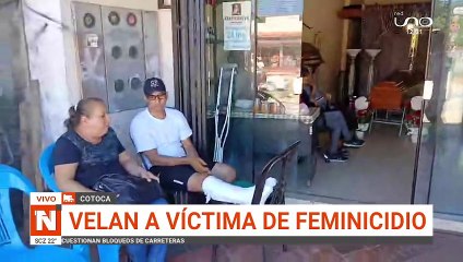 Velan a víctima de feminicidio en Cotoca