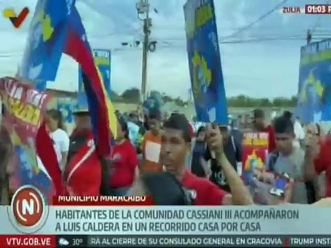 Zulia I Candidato Luis Caldera se movilizó y escuchó a los habitantes del mcpio. Maracaibo